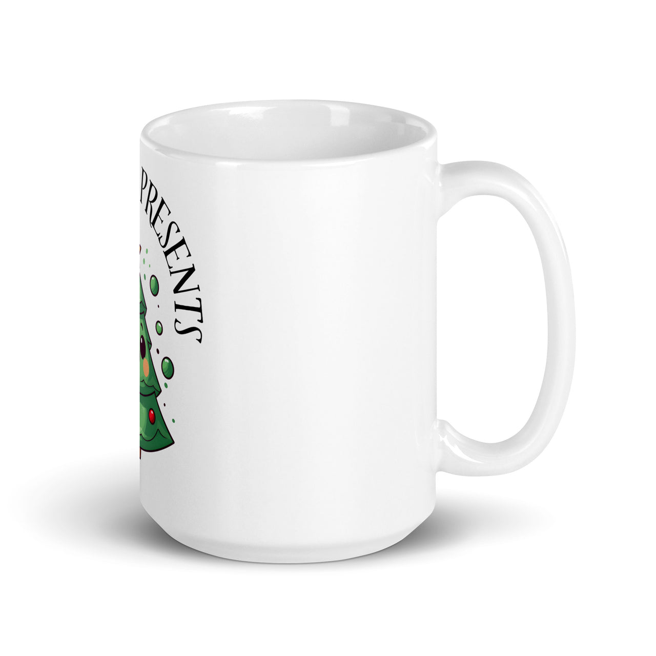 Pining for Presents: Cute Christmas Tree White Mug