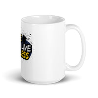 Thumbnail for Skate Fast, Live Fearless: Street Art White Mug