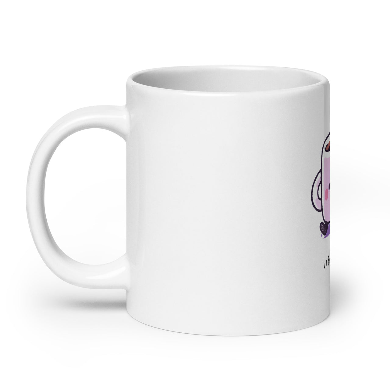 Isogashii naa - Busy Coffee Mug on the Run White Mug