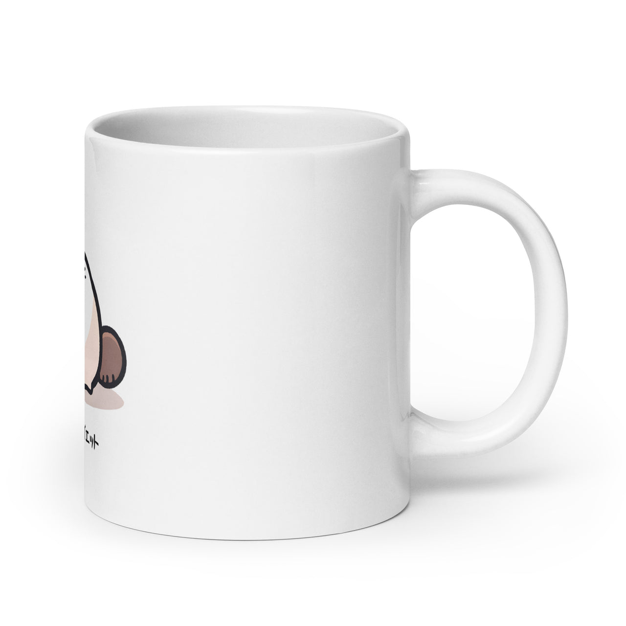 Chibi Cat Diet Tomorrow White Mug