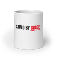 Thumbnail for Saved by Grace Christian Faith White Mug