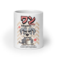 Thumbnail for Kawaii Wan-Chan: Angry Coffee White Mug