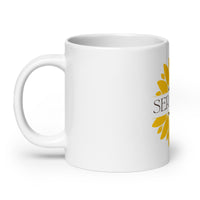 Serenity Sunflower White Mug