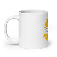 Thumbnail for Solace Sunflower: A Bloom of Comfort White Mug