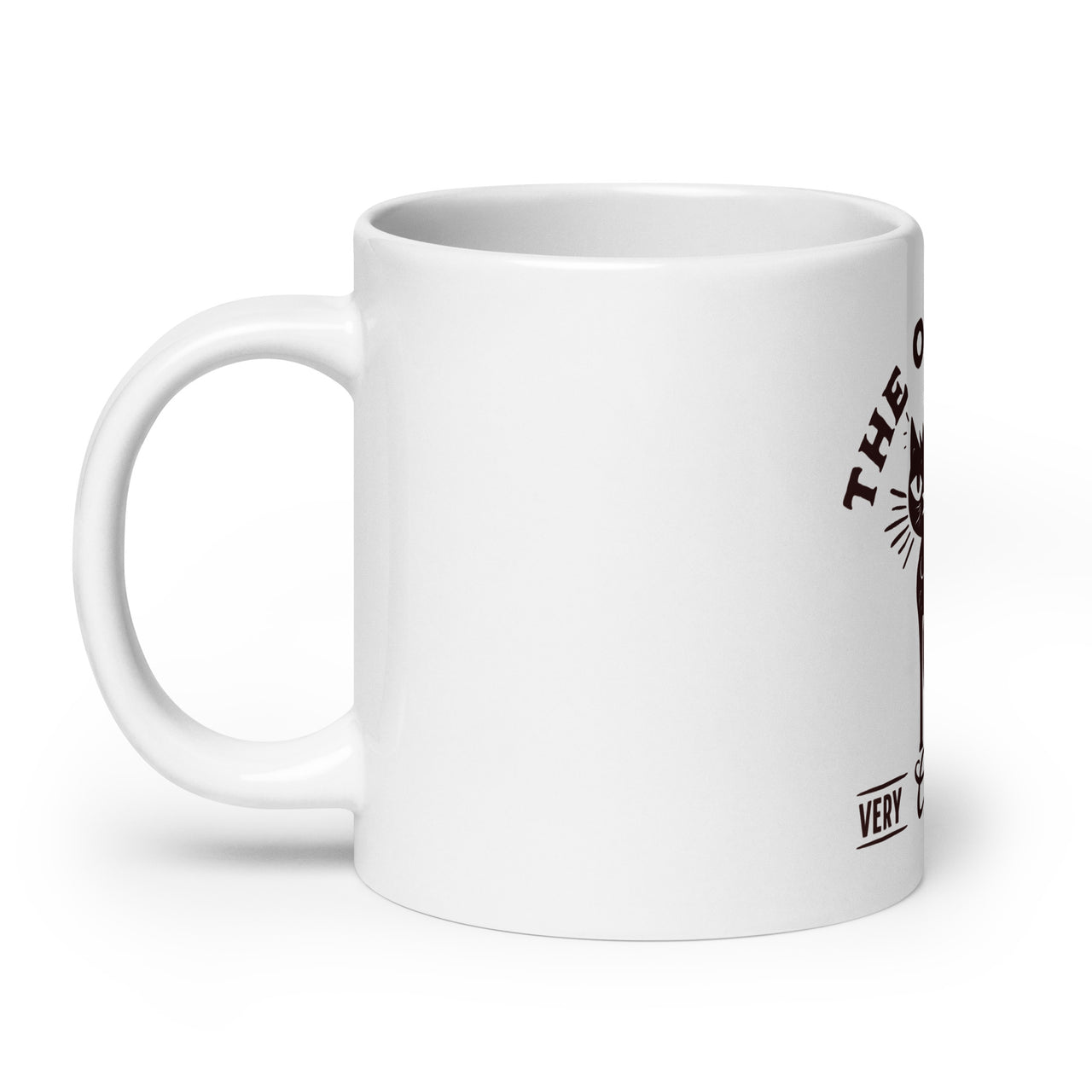 Original Very Classy Kitty Elegant Cat White Mug