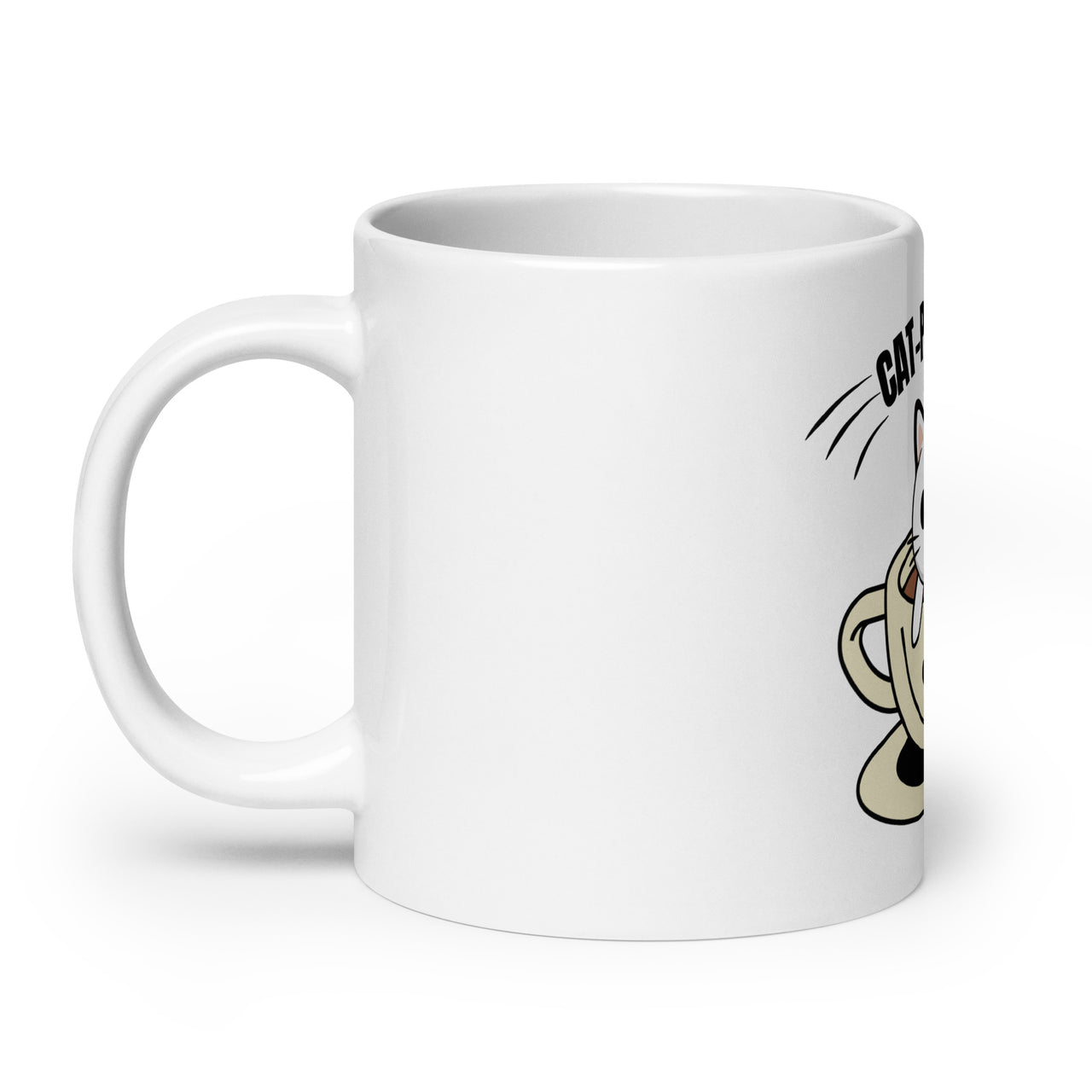 Cat-Pur-Ccino The Purrfect Blend White Mug