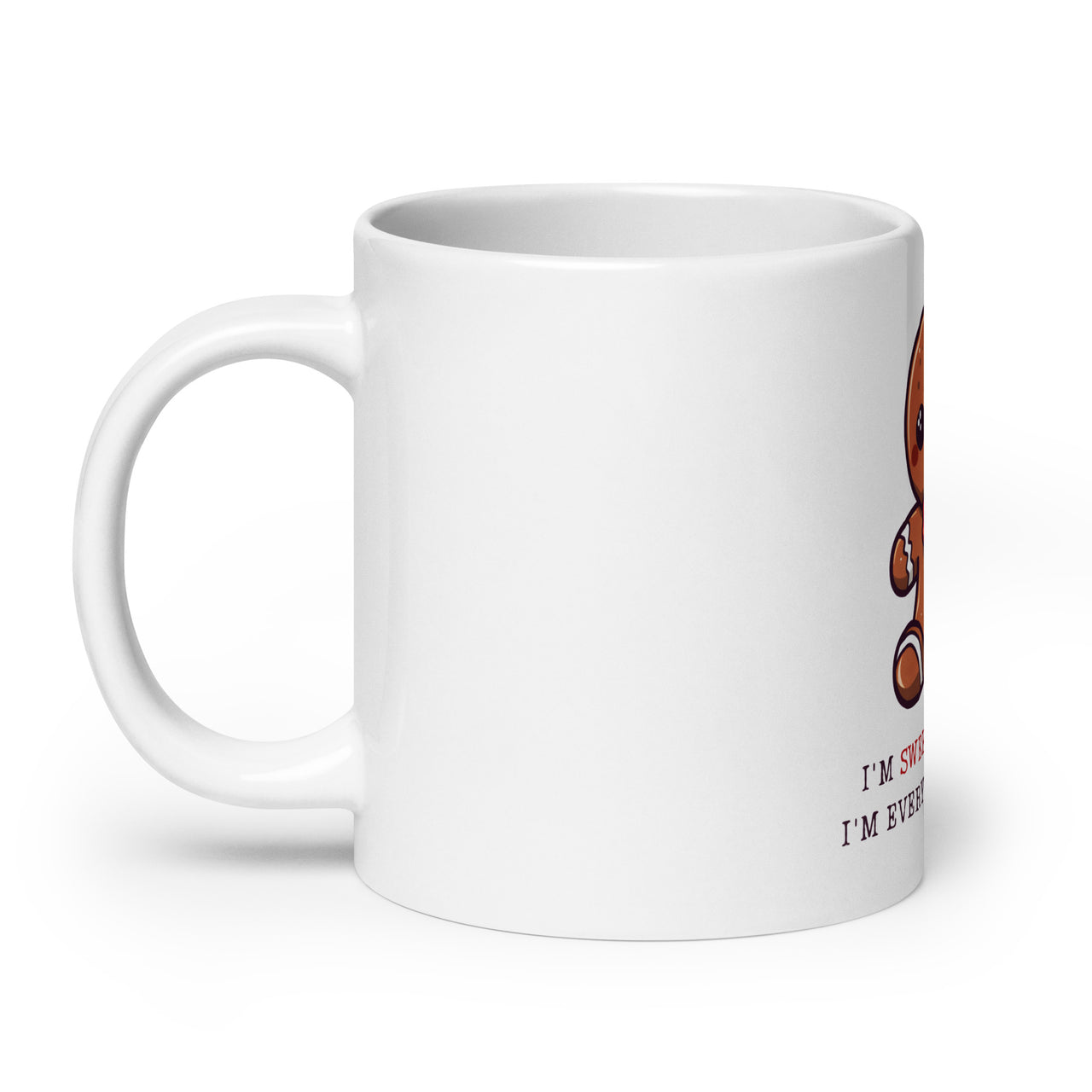 Sweet & Spicy Gingerbread Nice-y White Mug