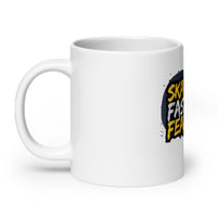 Thumbnail for Skate Fast, Live Fearless: Street Art White Mug