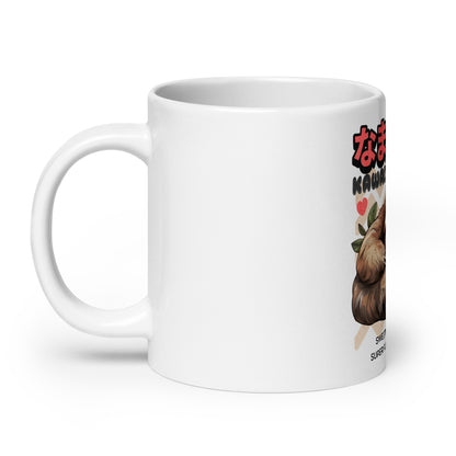 Kawaii Sloth: Namakemono Chill White Mug