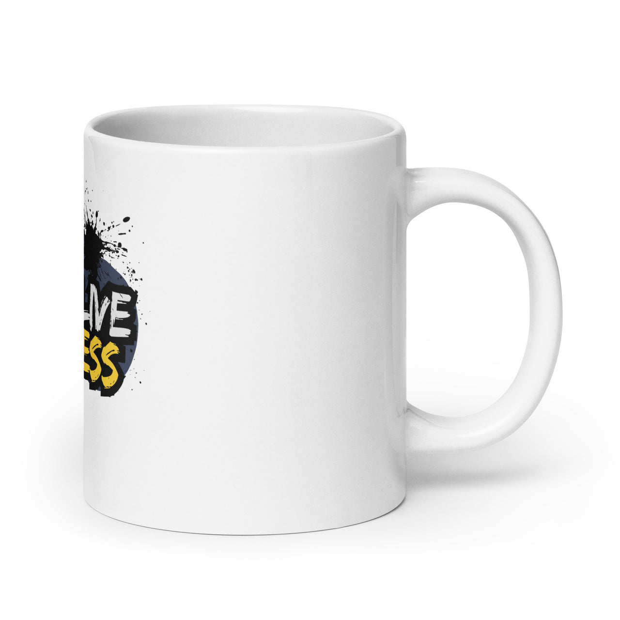 Skate Fast, Live Fearless: Street Art White Mug