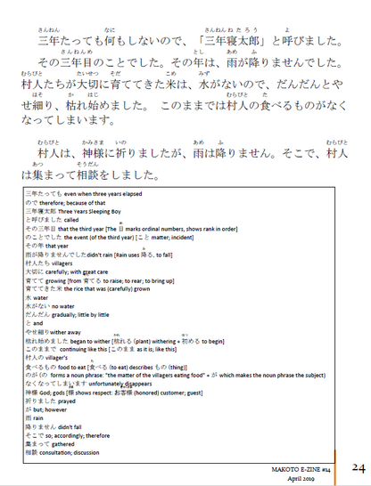 Makoto Japanese e-Zine #14 April 2019 | Digital Download + MP3s - The Japan Shop