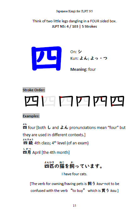 Japanese Kanji for JLPT N5-Master the Japanese Language Proficiency Test N5 [Paperback]