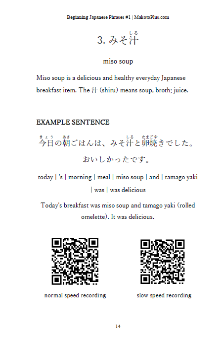 Beginning Japanese Phrases and Stories for Beginners [Digital Download]