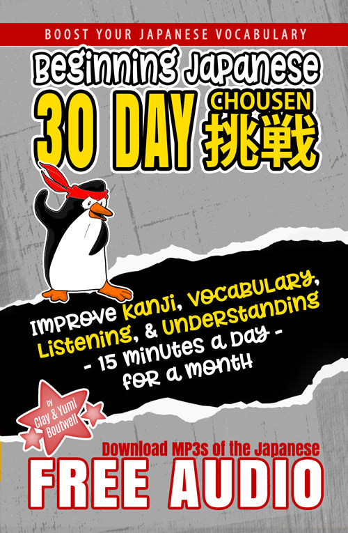 Beginning Japanese 30 Day Chousen 挑戦 [Paperback]