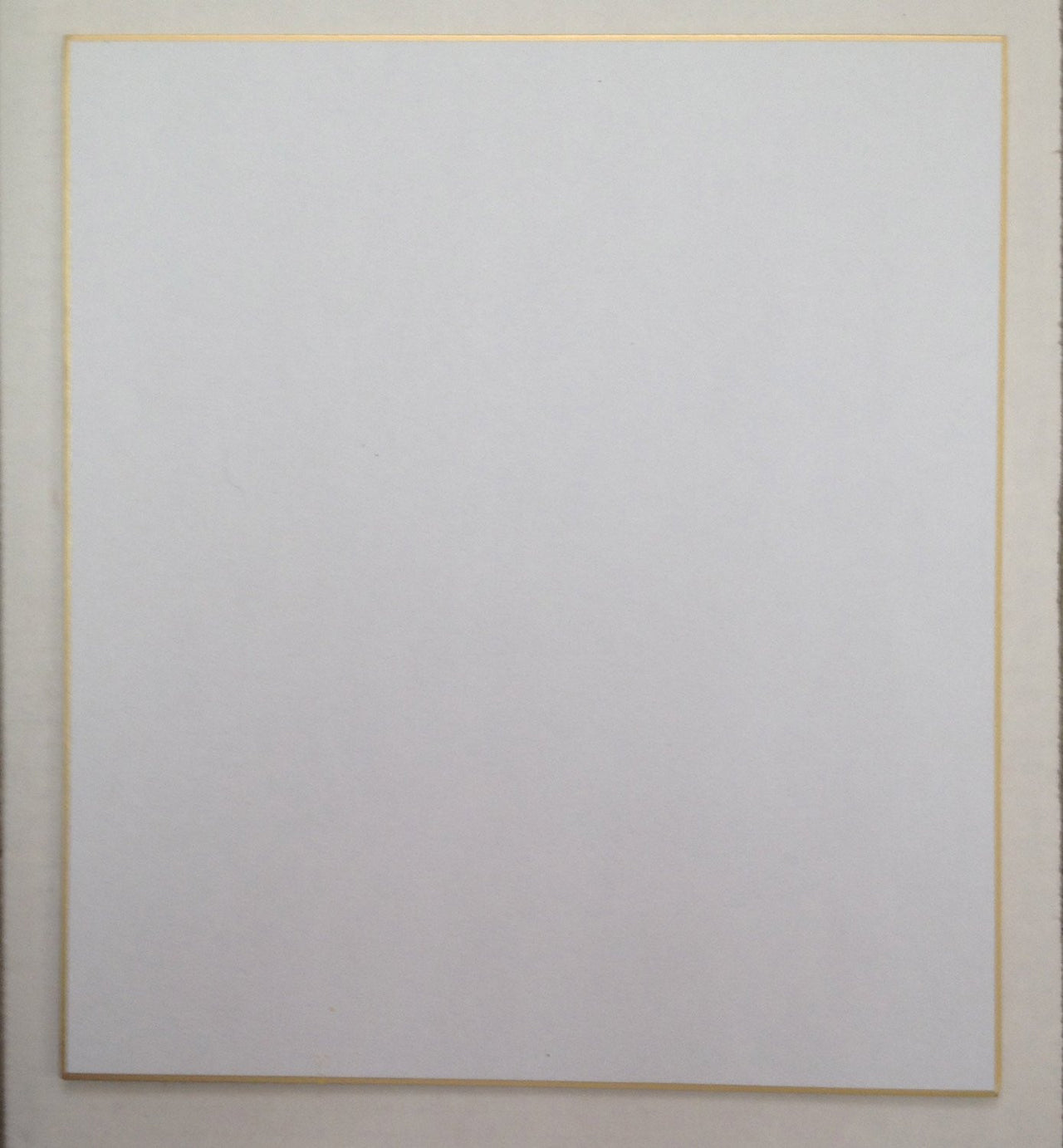 Japan Art Shikishi Board 9.5 x 10.75" Gold Bordered for Japanese Art or Calligraphy (Pack of 50) - The Japan Shop