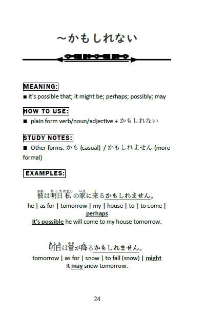 JLPT N4 BUNDLE Japanese Grammar, Kanji, & Vocabulary