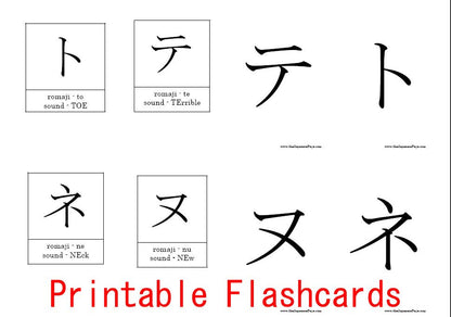 Katakana, the Basics of Japanese - The Japan Shop