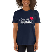 Thumbnail for Womens I Love my Husband Couple Design Romantic Shirt Short-Sleeve Unisex T-Shirt - The Japan Shop