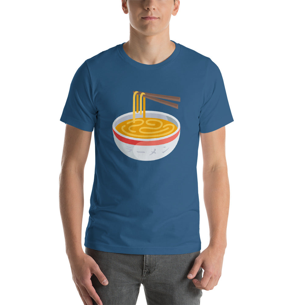 I Love Ramen Shirt with Japanese Katakana Shirt. Short-Sleeve Unisex T-Shirt - The Japan Shop