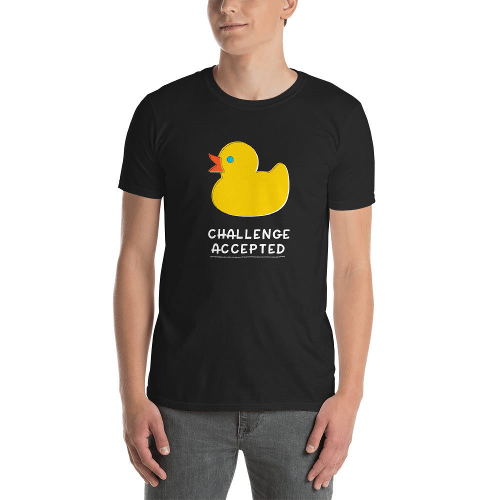 Rubber Ducky Challenge Accepted Funny Shirt. Short-Sleeve Unisex T-Shirt - The Japan Shop