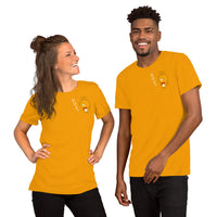 おはよう! Good morning in Japanese with Cute Character Short-Sleeve Unisex T-Shirt - The Japan Shop