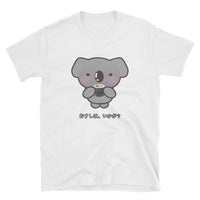 Thumbnail for OSushi, Ikaga? Kawaii Koala Offers Japanese Sushi Short-Sleeve Unisex T-Shirt - The Japan Shop