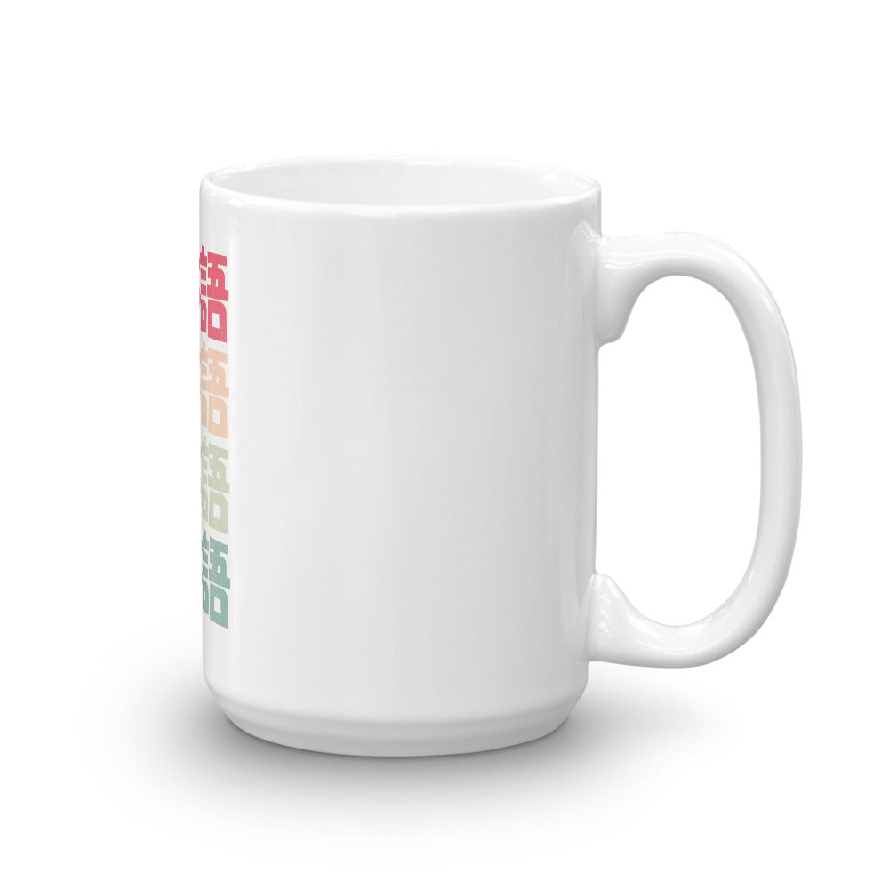 Premium Retro Japanese Style Nihongo with Kanji Mug - The Japan Shop