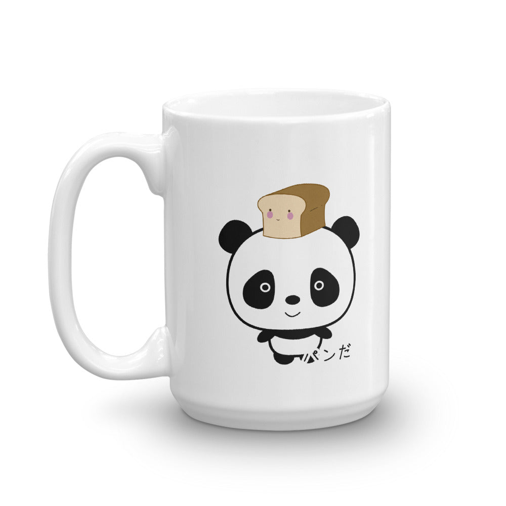 Cute and Kawaii Panda with Bread Pan Da! in Japanese Mug - The Japan Shop