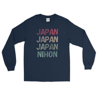 Thumbnail for Love Japan and Nihon Japanese Long Sleeve T-Shirt - The Japan Shop