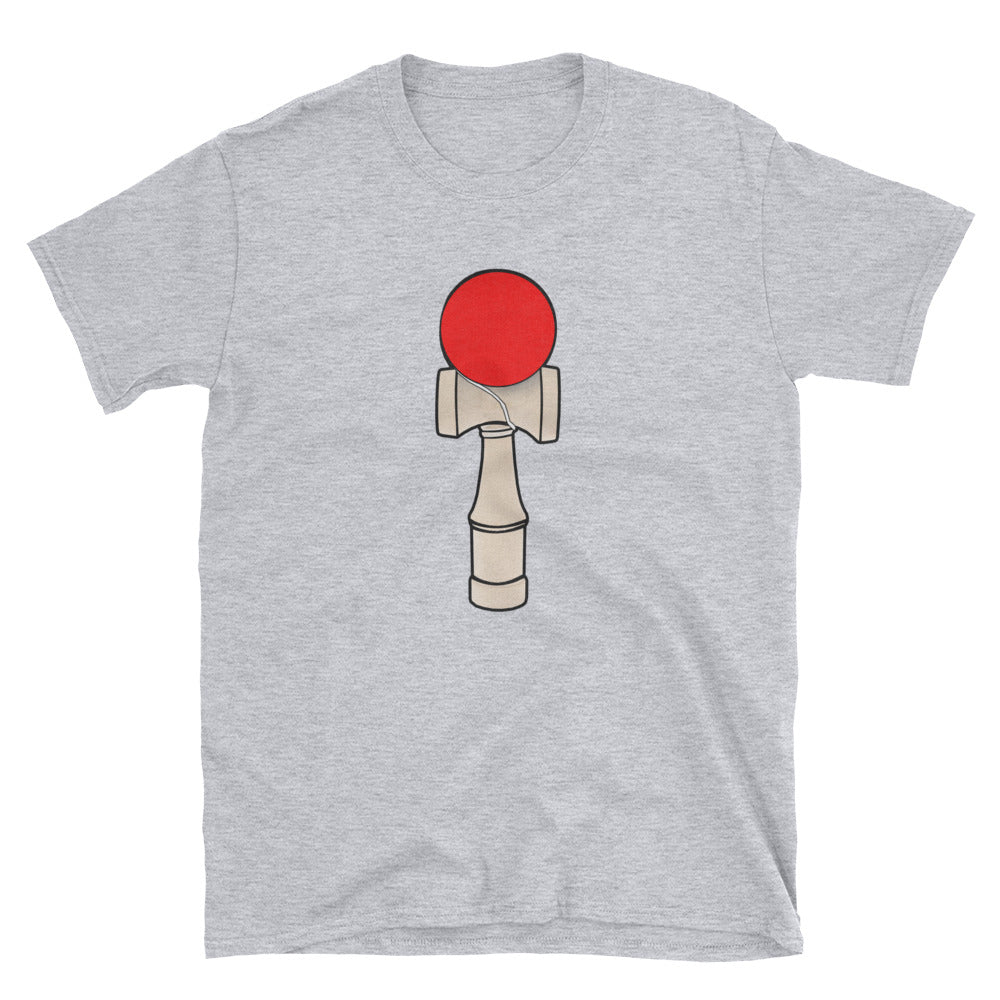 Kendama Japanese Ball and Cup Short-Sleeve Unisex T-Shirt - The Japan Shop
