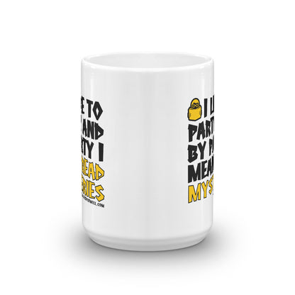 I Like to Party and by Party I Mean Read Mysteries Mug - The Japan Shop