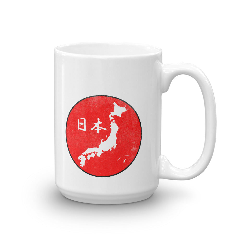 Love Nihon Japanese Map Island Mug - The Japan Shop