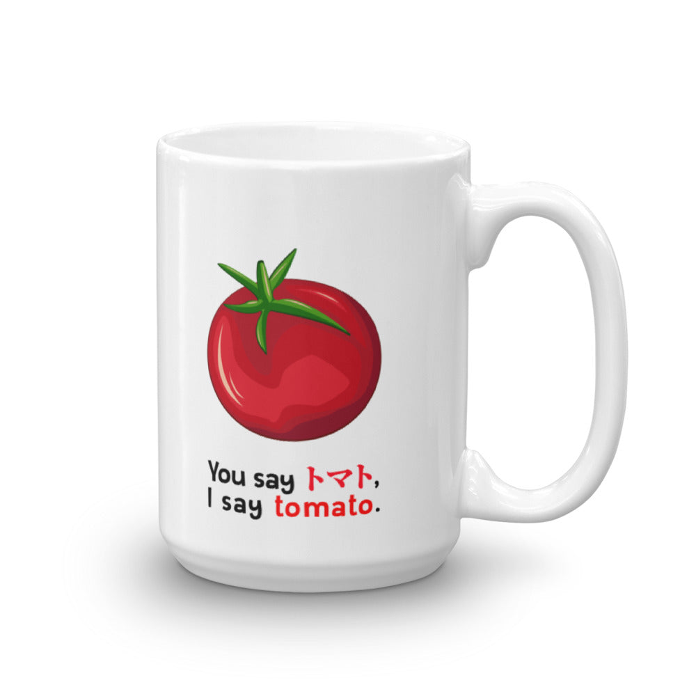 You Say Tomato Funny English - Japanese Novelty Mug - The Japan Shop