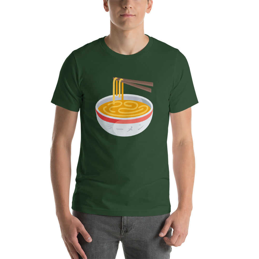 I Love Ramen Shirt with Japanese Katakana Shirt. Short-Sleeve Unisex T-Shirt - The Japan Shop