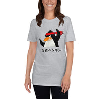Thumbnail for Ninja Penguin Short-Sleeve Unisex T-Shirt - The Japan Shop