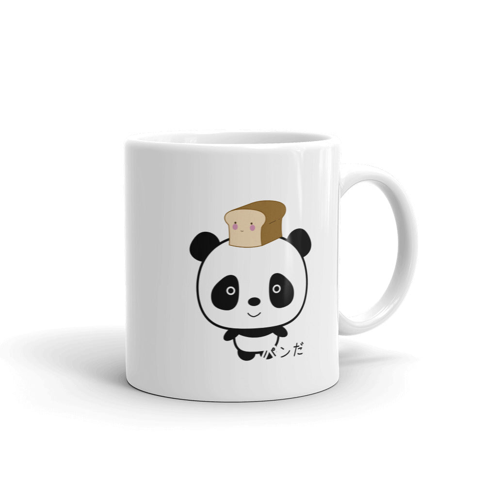 Cute and Kawaii Panda with Bread Pan Da! in Japanese Mug - The Japan Shop