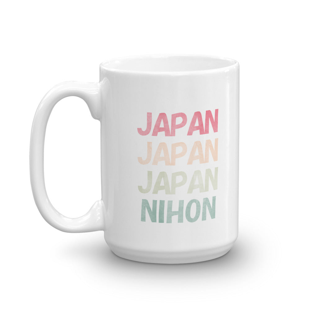 Love Japan and Nihon Japanese Mug - The Japan Shop