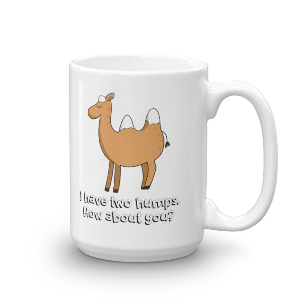 I have two Humps. How about you? Cartoon Camel Mug - The Japan Shop