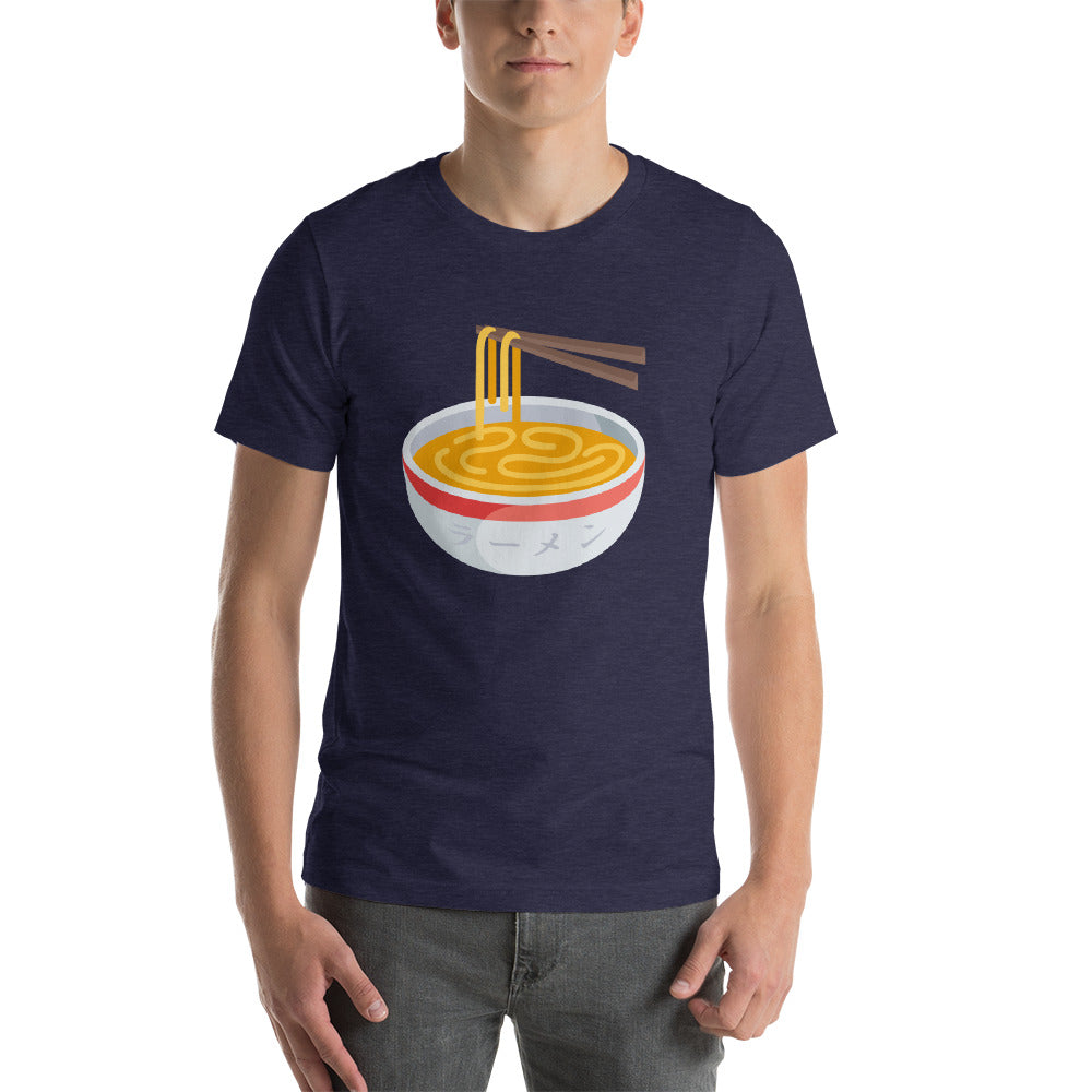 I Love Ramen Shirt with Japanese Katakana Shirt. Short-Sleeve Unisex T-Shirt - The Japan Shop