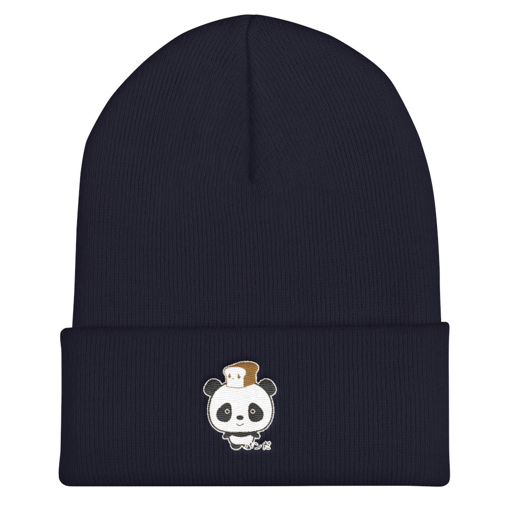 Cute and Kawaii Panda with Bread Pan Da! in Japanese Cuffed Beanie - The Japan Shop