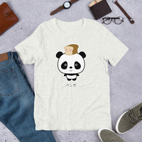 Cute and Kawaii Panda with Bread Pan Da! in Japanese Oyaji Gyagu Short-Sleeve Unisex T-Shirt - The Japan Shop