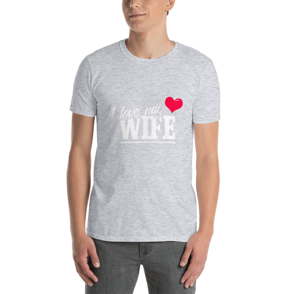 Mens Romantic Couples Shirt I love my Wife Short-Sleeve Unisex T-Shirt - The Japan Shop