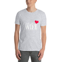 Thumbnail for Mens Romantic Couples Shirt I love my Wife Short-Sleeve Unisex T-Shirt - The Japan Shop