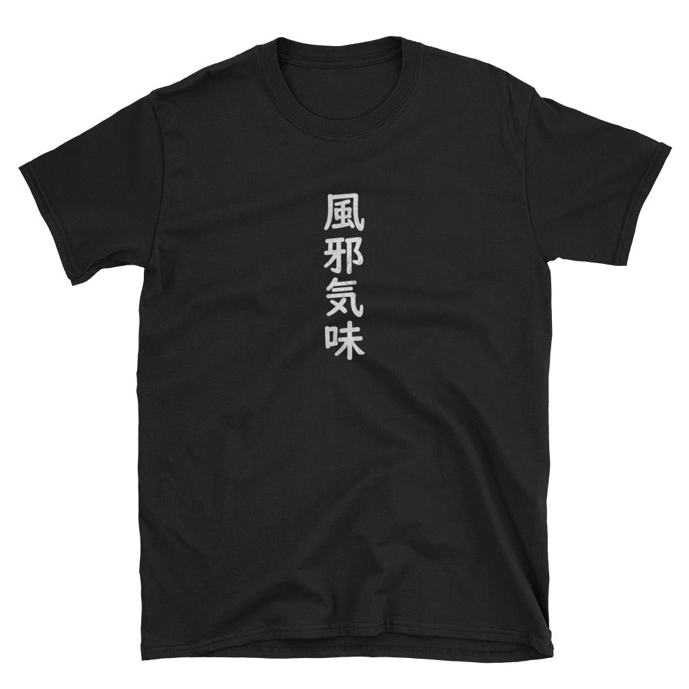 Funny Kanji Slight Cold Shirt Short-Sleeve Unisex T-Shirt - The Japan Shop