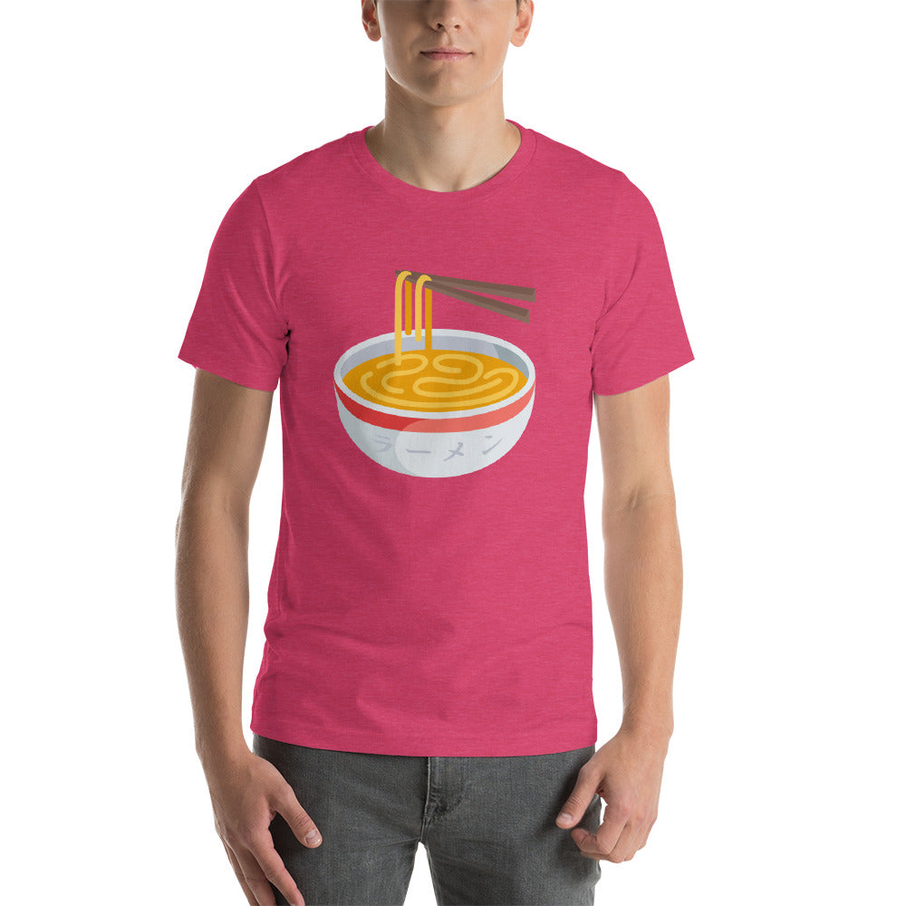 I Love Ramen Shirt with Japanese Katakana Shirt. Short-Sleeve Unisex T-Shirt - The Japan Shop