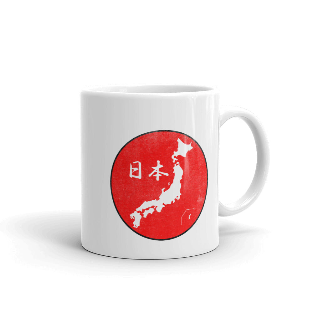 Love Nihon Japanese Map Island Mug - The Japan Shop