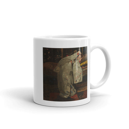 Girl in a Japanese Kimono by George Hendrik Breitner, 1894 Mug - The Japan Shop