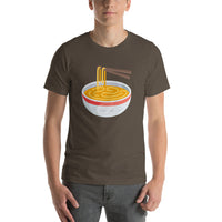 I Love Ramen Shirt with Japanese Katakana Shirt. Short-Sleeve Unisex T-Shirt - The Japan Shop
