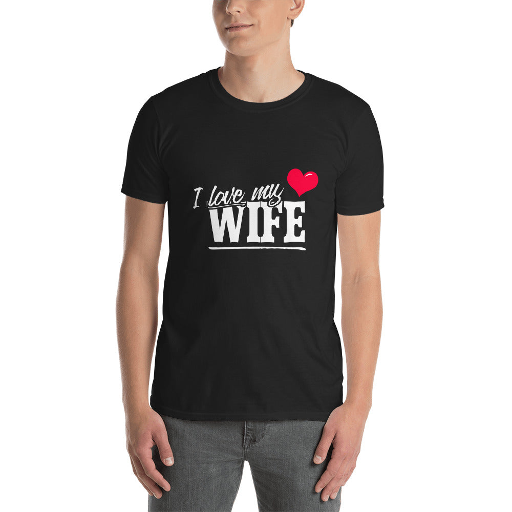 Mens Romantic Couples Shirt I love my Wife Short-Sleeve Unisex T-Shirt - The Japan Shop