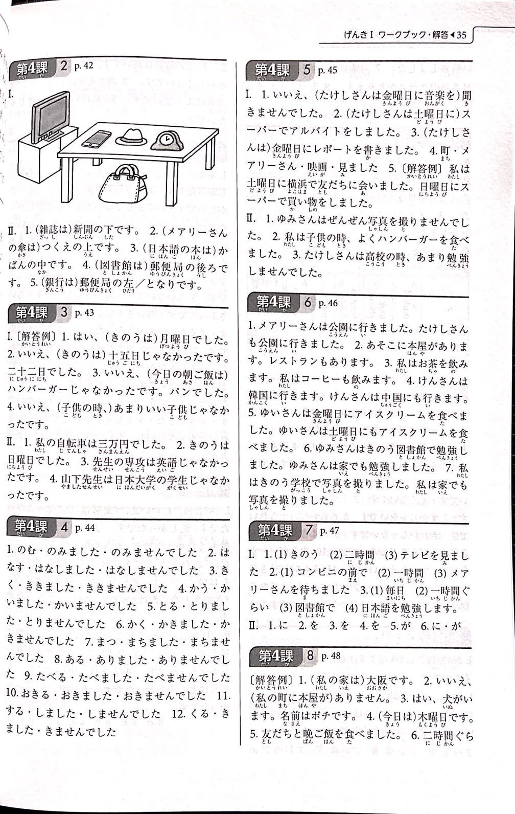 Genki Answer Key (3rd Edition)